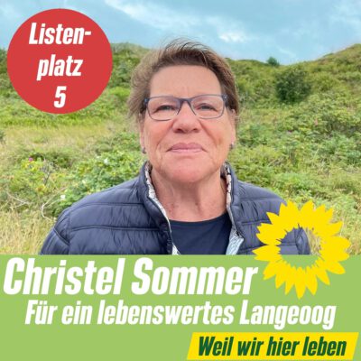 Listenplatz 5 OV Langeoog: Christel Sommer
