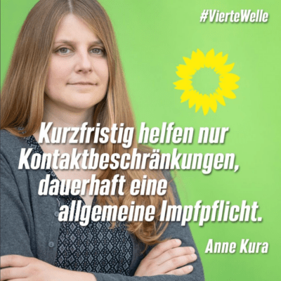 Anne Kura Kontaktbeschränkungen und Impfpflicht