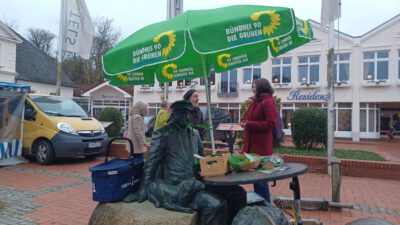 Wahlstand in Wittmund